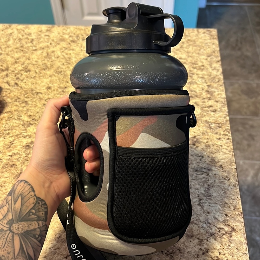 HydroJug w/ camo sleeve